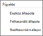 Tekintse meg a biztonsági alapkonfigurációk profiljának különböző monitorozási lehetőségeit