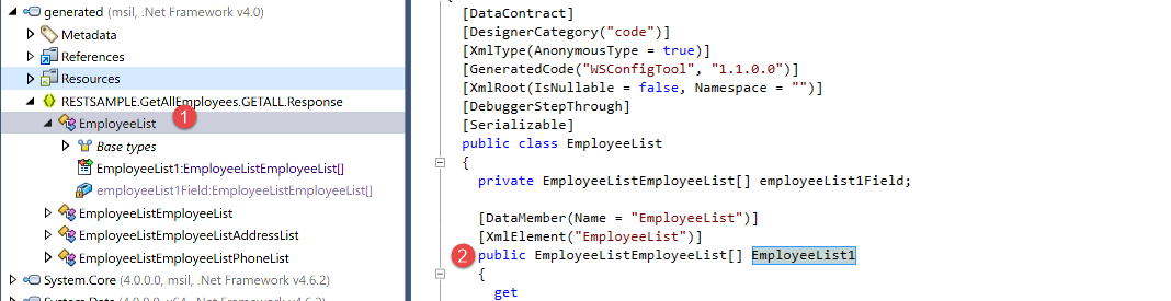 Alkalmazotti lista kódja