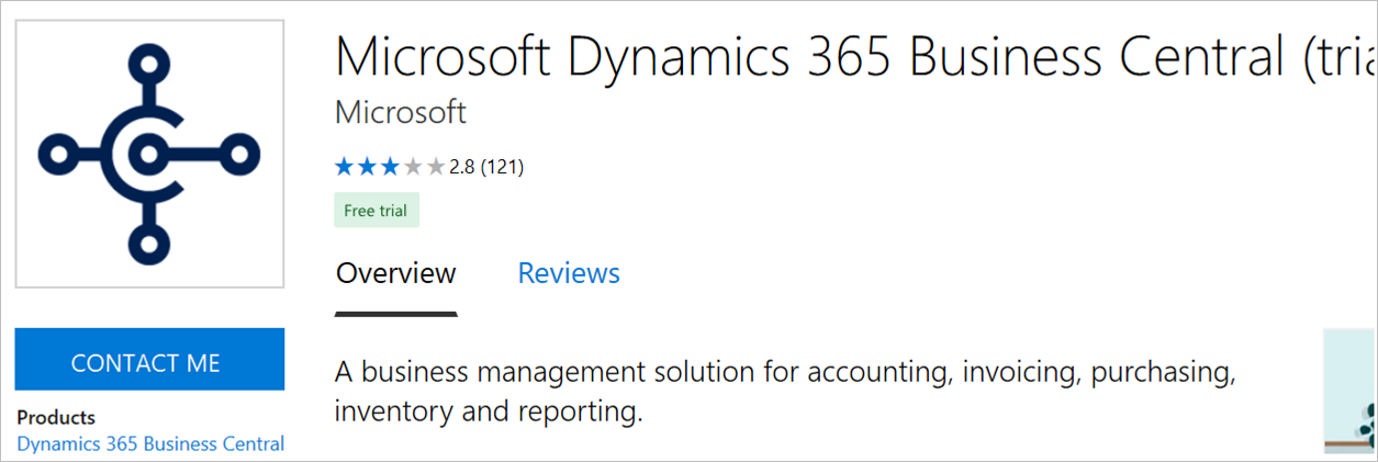 Képernyőkép a Dynamics 365 Partnerem szolgáltatásról.