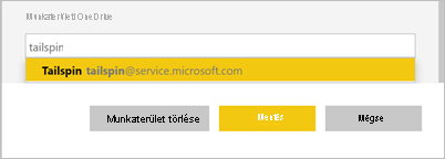 Képernyőkép a OneDrive helyének megadásáról.