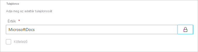 Screenshot of an absolute parameter value.