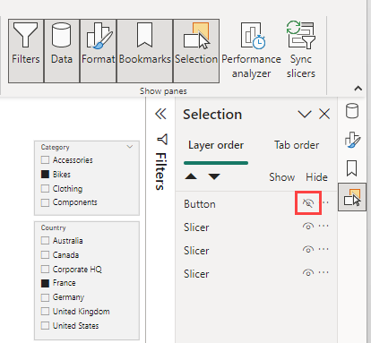 Create Apply all and Clear all slicers button in reports - Power BI |  Microsoft Learn