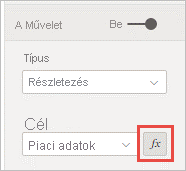 Screenshot of the Action pane, highlighting the Conditional formatting button.