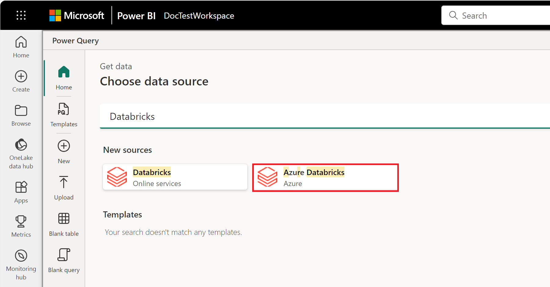 A Databricks-összekötők képe.