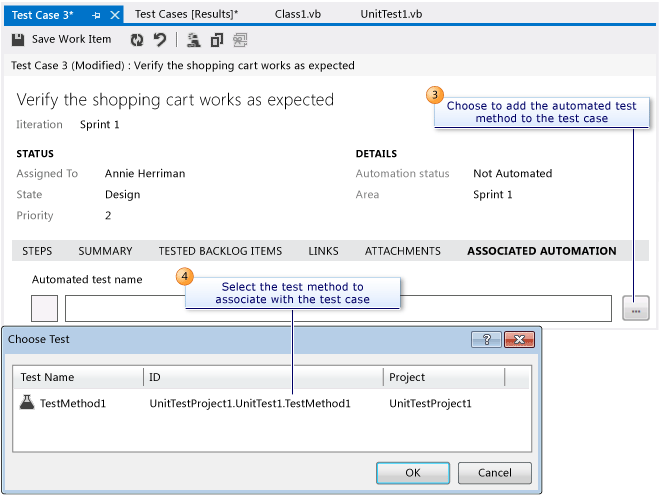 Associate Automation With Test Case