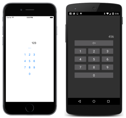 Triple screenshot of simplest keypad