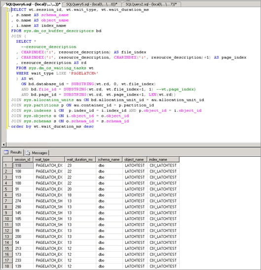 A LATCHTEST-ütközés képernyőképe.