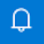 Az Azure Portal globális vezérlőmenüjének értesítési beállítását jelképező ikon.