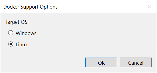 Képernyőkép a cél operációs rendszer kiválasztásáról.