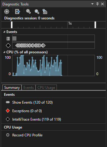 Diagnosztikai eszközök összefoglaló nézete