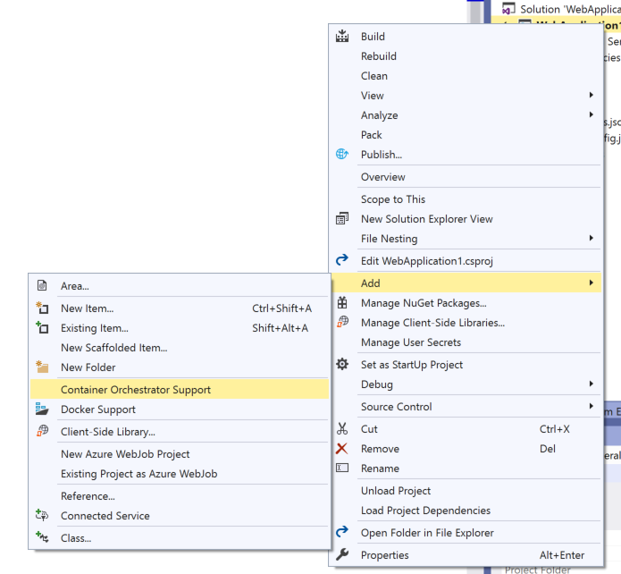 Adding container orchestrator support