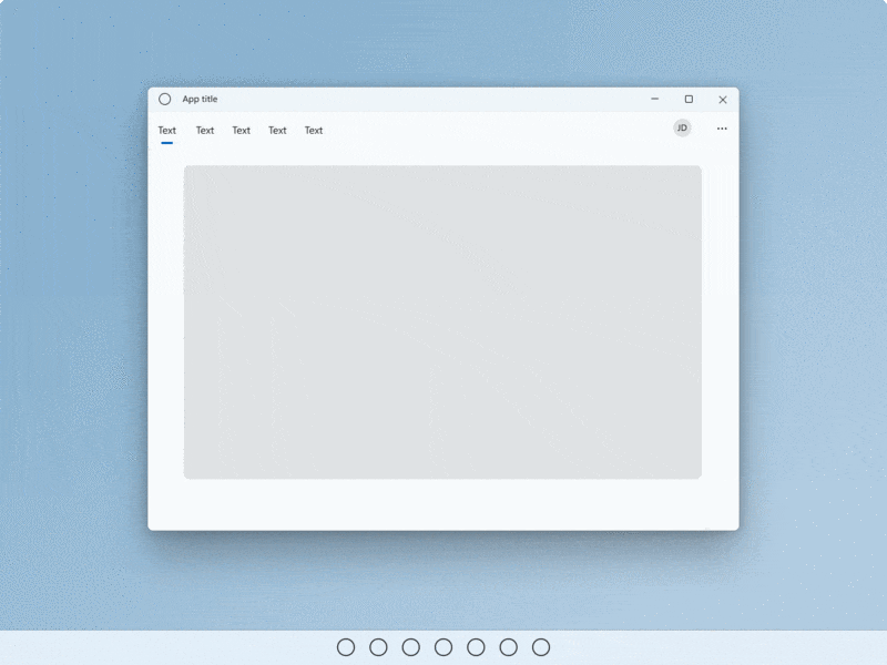 Animált GIF a felhasználó két ujjal való lenyomásával és egy objektum elforgatásával.