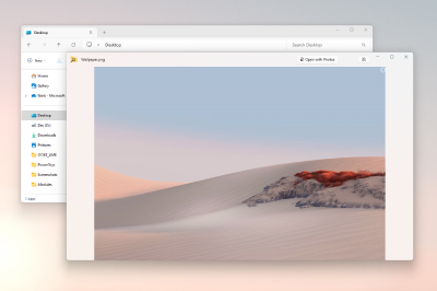 Képernyőkép a Peek PowerToys segédprogramról a Windows számára.