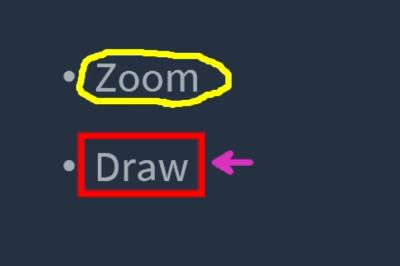 Képernyőkép a Sysinternals ZoomIt használati programról, amely mostantól elérhető a következővel: Windows, PowerToys.