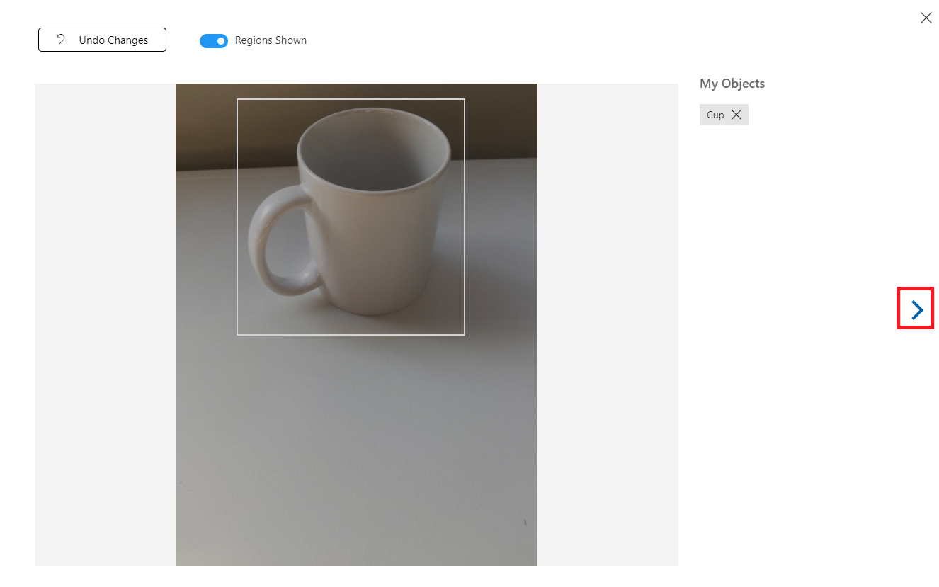 Képernyőkép a képhez hozzáadott címkéről.