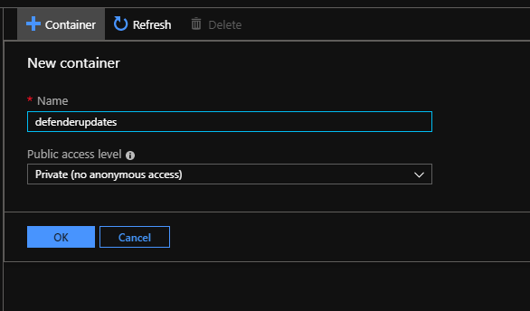 Azure Stack Hub Defender - kontainer