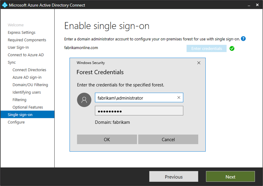 Screenshot showing the