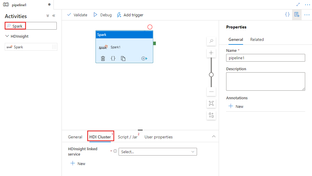 Menampilkan UI untuk aktivitas Spark.