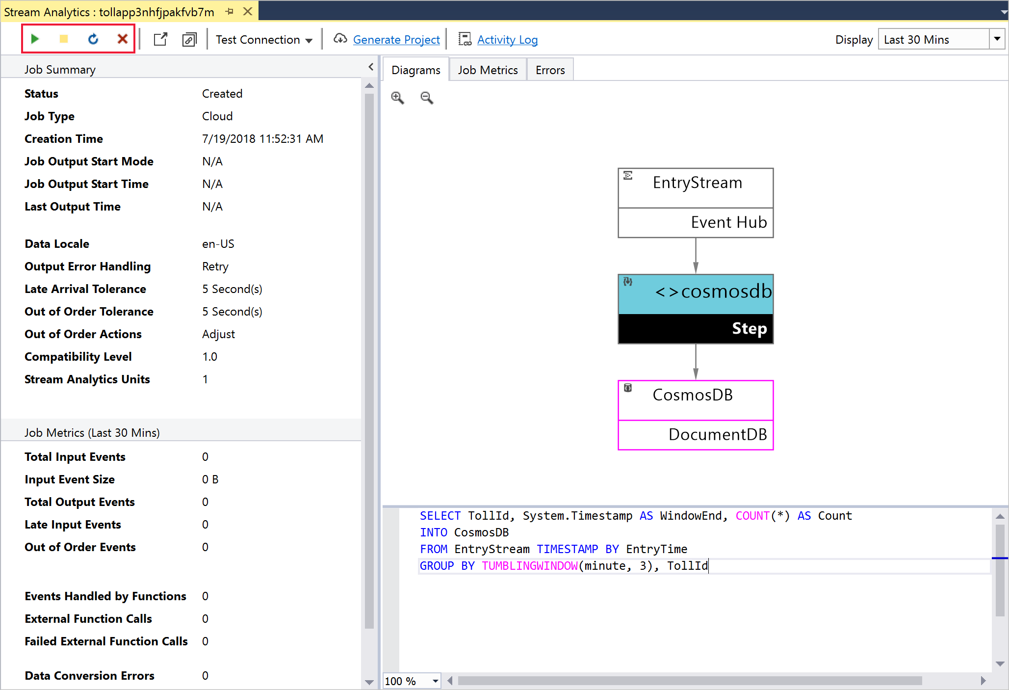 Kontrol pekerjaan Azure Stream Analytics