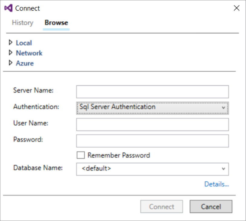 Sambungkan ke Server