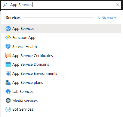 Mencari App Services, portal Azure, membuat aplikasi web PHP