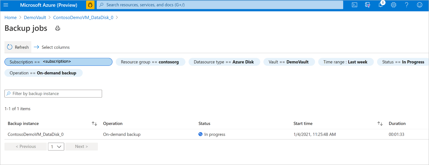 Cuplikan layar memperlihatkan cara memilih opsi tampilkan semua.