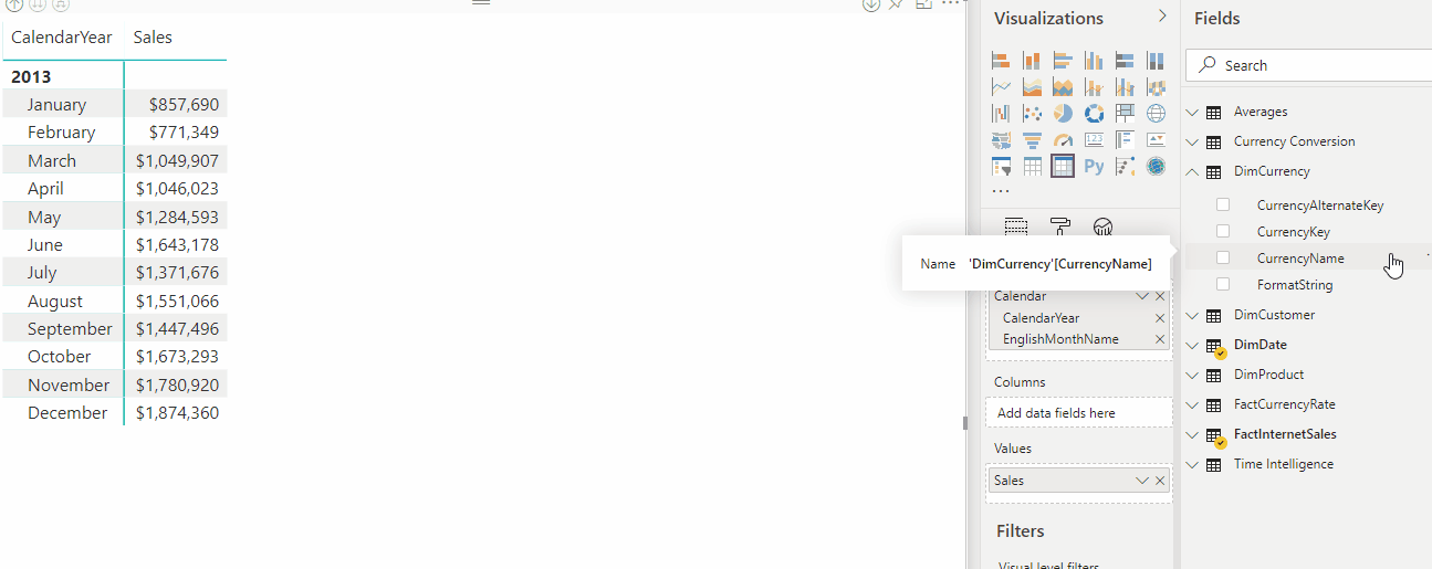 String format dinamis untuk konversi mata uang diterapkan