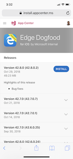 Tampilan Detail Aplikasi di Portal