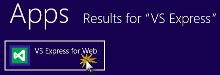 Vs Express untuk petak web