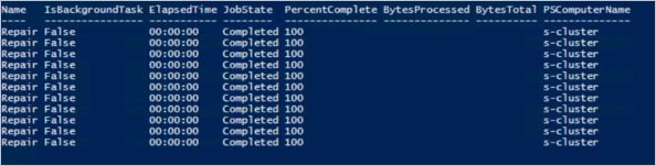 Output Powershell dari perintah Get-StorageJob