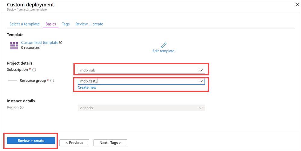 Mengedit parameter di portal Azure Stack Hub