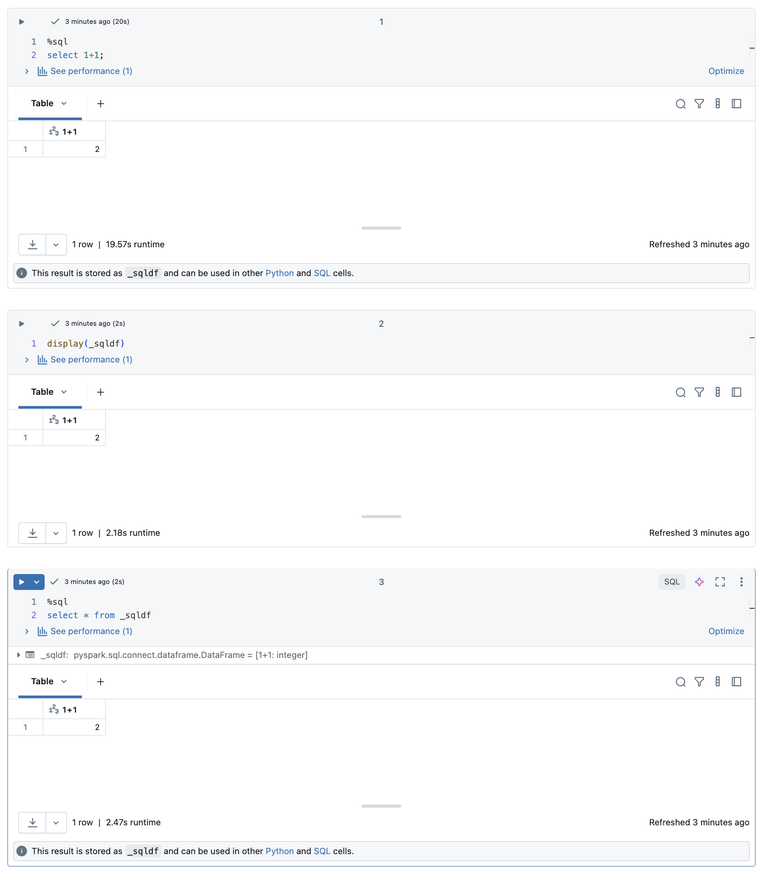 dataframe hasil sql