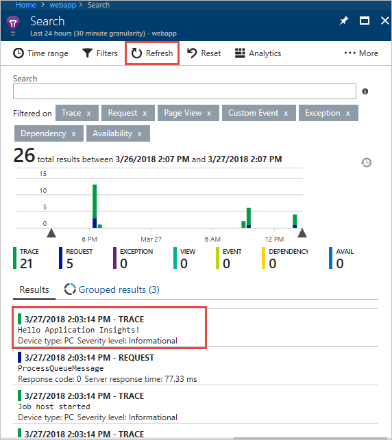 Masuk Application Insights