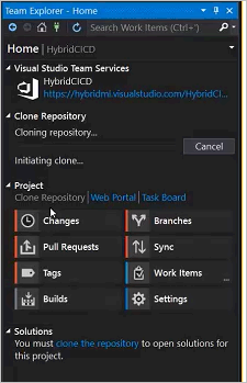 Kloning repositori di Visual Studio