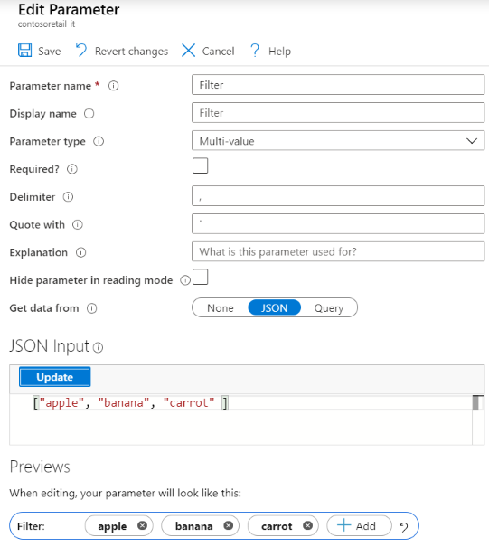 Cuplikan layar untuk pembuatan dropdown dinamis dalam buku kerja.