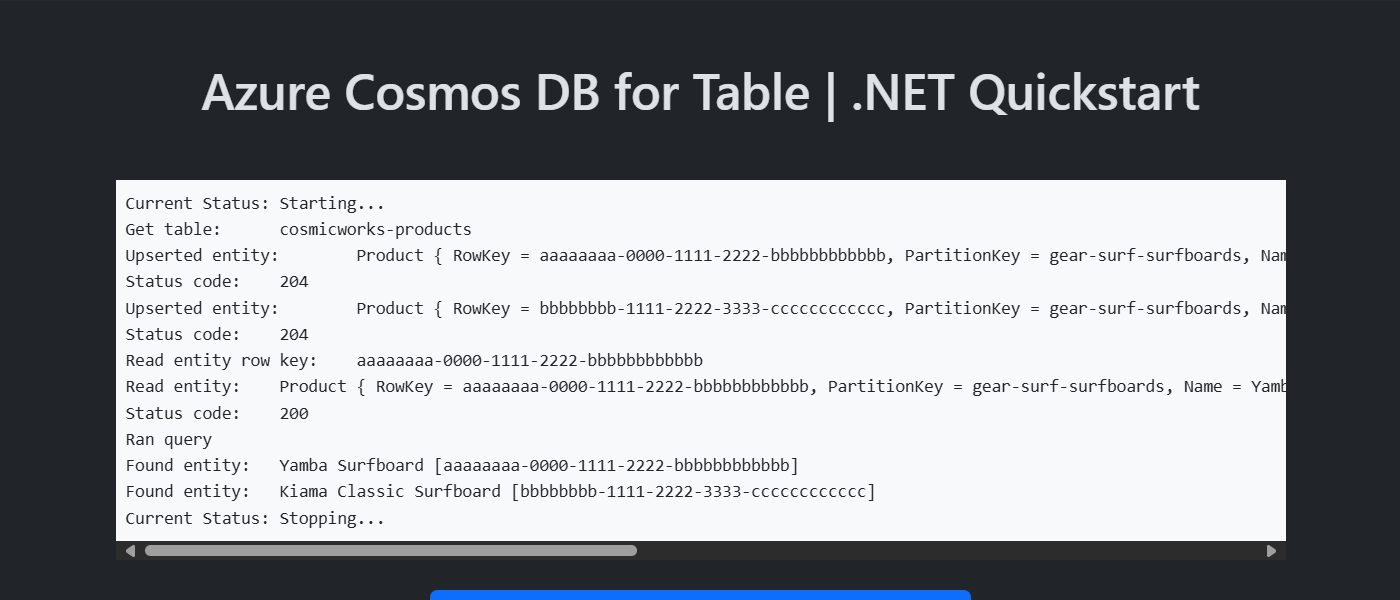 Cuplikan layar aplikasi web yang sedang berjalan.