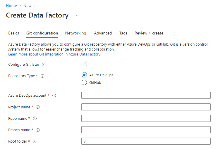 Mengonfigurasikan pengaturan repositori kode dari Portal Microsoft Azure
