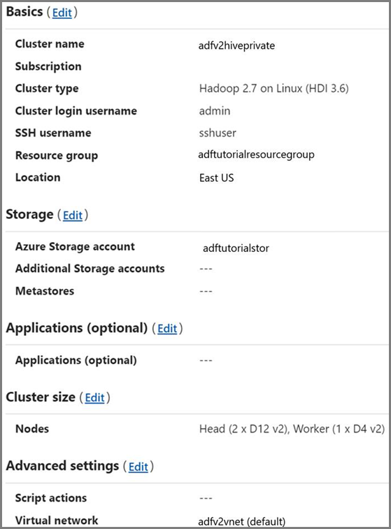 Microsoft Azure HDInsight dalam jaringan virtual