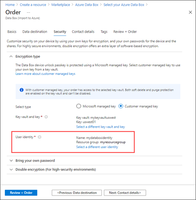 Cuplikan layar identitas pengguna 2.
