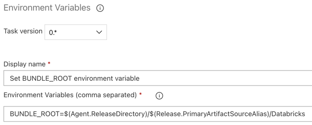 Atur variabel lingkungan DATABRICKS_BUNDLE_ROOT