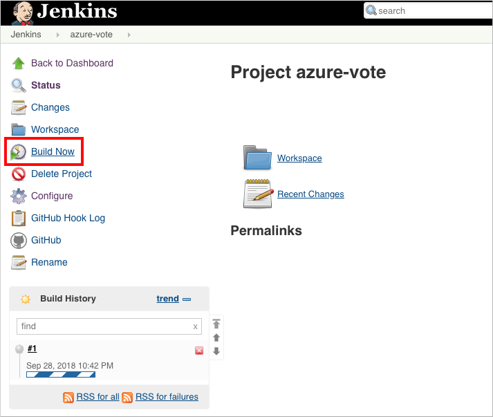 Pengujian build Jenkins