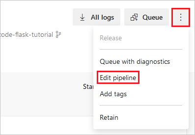 Cuplikan layar komentar dari alur pengeditan di laporan build.