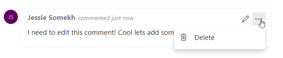 Hapus komentar dalam Diskusi.
