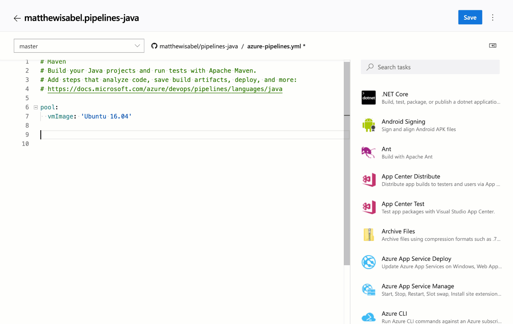 Asisten tugas untuk mengedit file YAML.