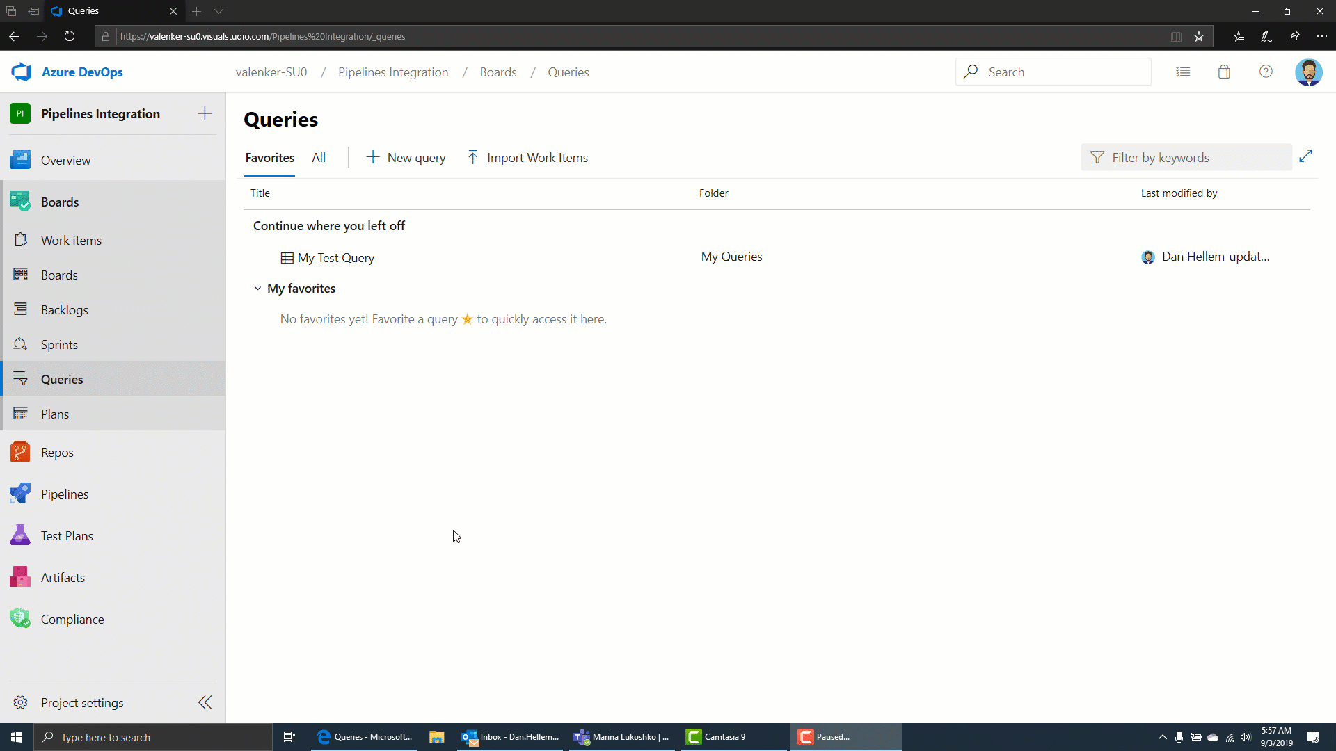 Impor item kerja dari file CSV.