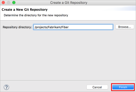 Membuat repositori Git lokal di Eclipse