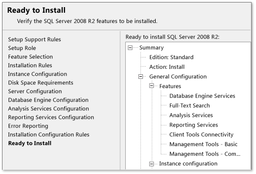 Instal SQL Server 2008 R2 - Siap