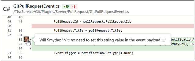 Tooltip komentar yang diciutkan