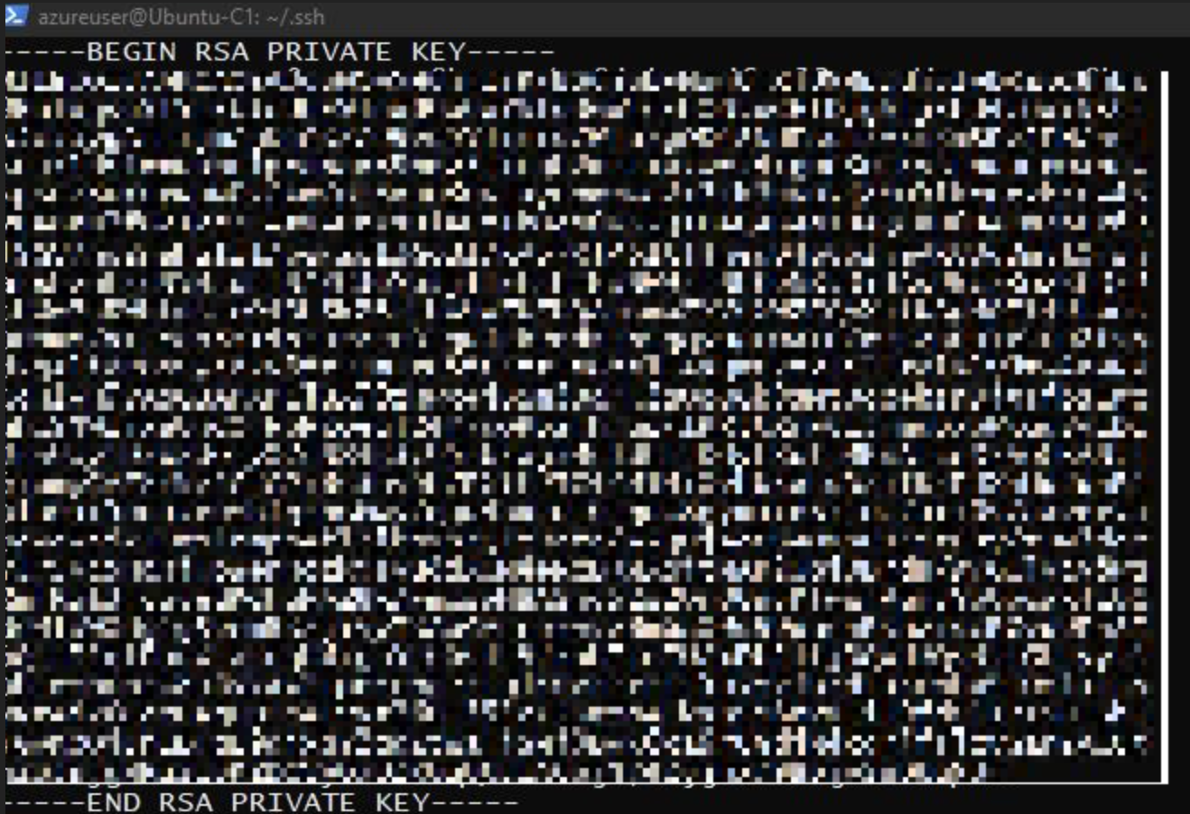 Cuplikan layar format kunci privat SSH yang didukung.