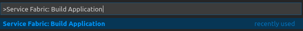 Perintah Aplikasi Build di Visual Studio Code